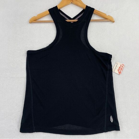 -FP Movement by Free People Very Varsity Women's Ribbed Sheer Tank Top NWT XS - Picture 13 of 15